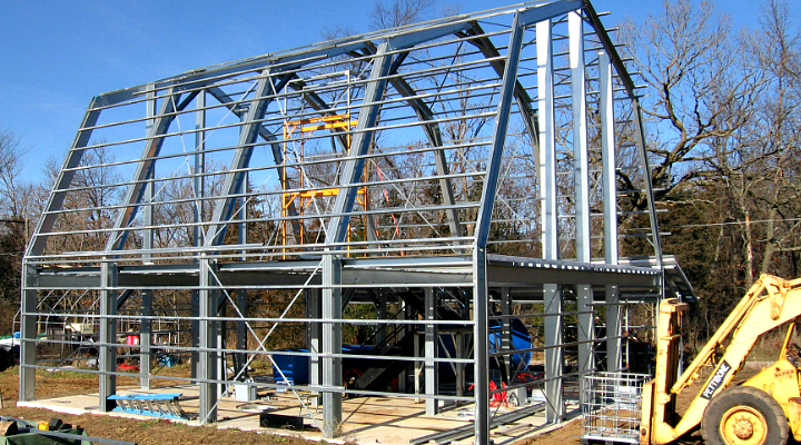 Steel Framing | Raising the Steel | Aquagnix Depot