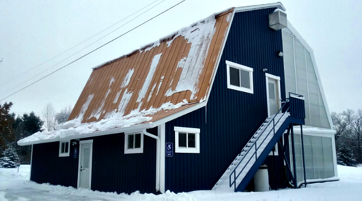 Greenhouse in Snow | Aquaganix Depot